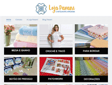 Tablet Screenshot of lojapavani.com.br